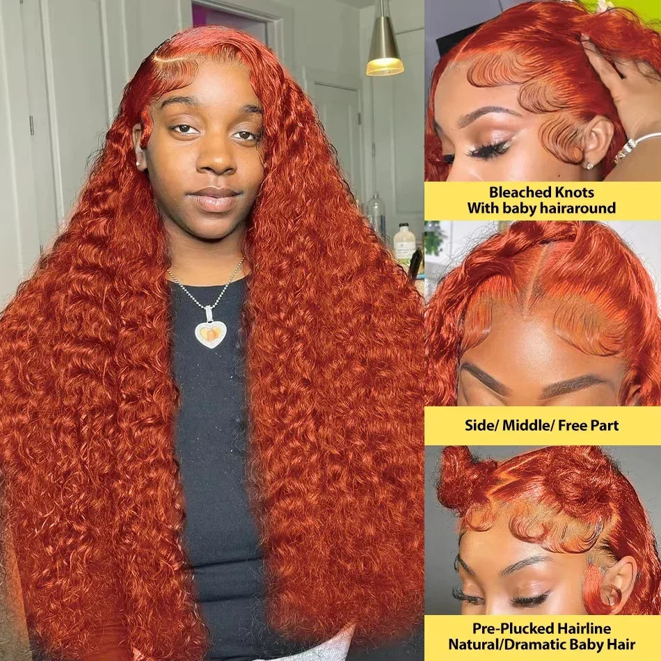 Orange colored Water wave